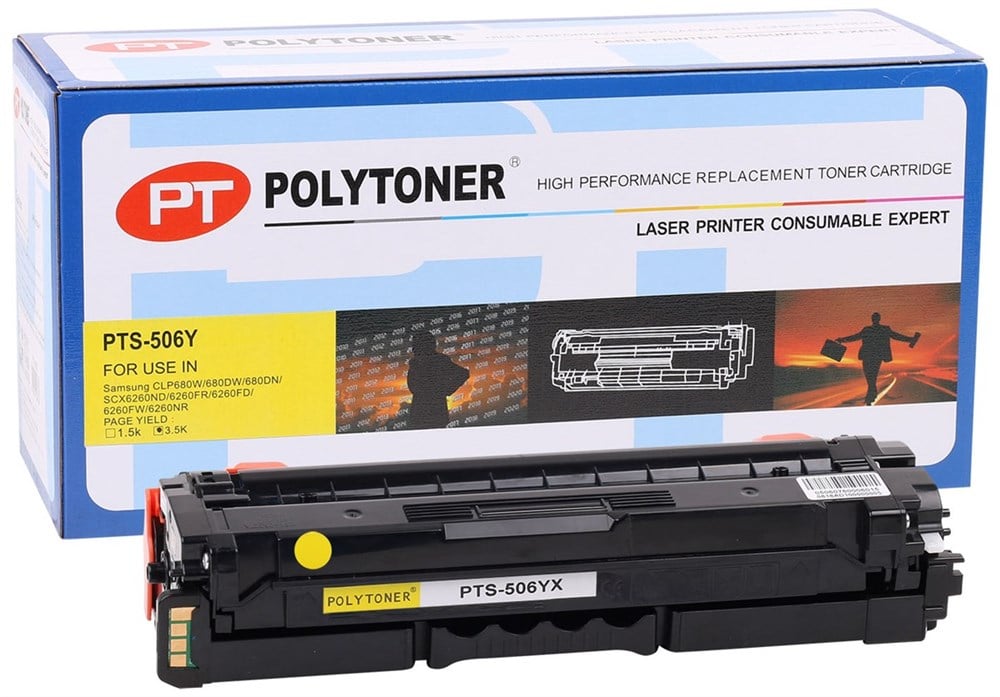 Samsung (MLT-D506YX)  muadil By Point toner Sarı CLP680W-SCX6260ND-6260FR (3500 Sayfa)