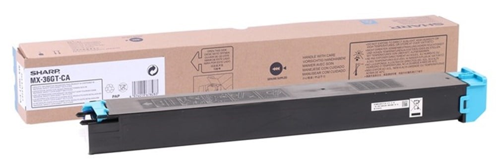Sharp MX-36GTCA Orjinal Toner Mavi MX2610N-MX-3110-MX3610N-MX3640N-MX3140