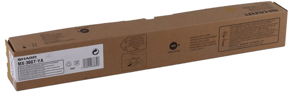 Sharp MX-36GTYA Orjinal Toner Sarı MX2610N-MX-3110-MX3610N-MX3640-MX3140