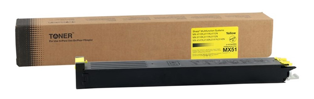 Sharp MX-51GTYA muadil By Point  Sarı Toner MX-4110-4111-4112-4140-5110-5112-5140
