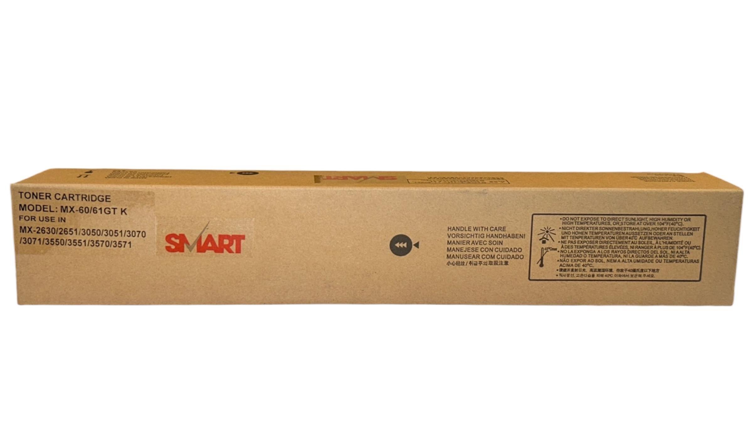 Sharp MX-60GT MX-61GT Smart Siyah Toner MX-3050 3570 4070 5050 5070 MX-6000 Seri