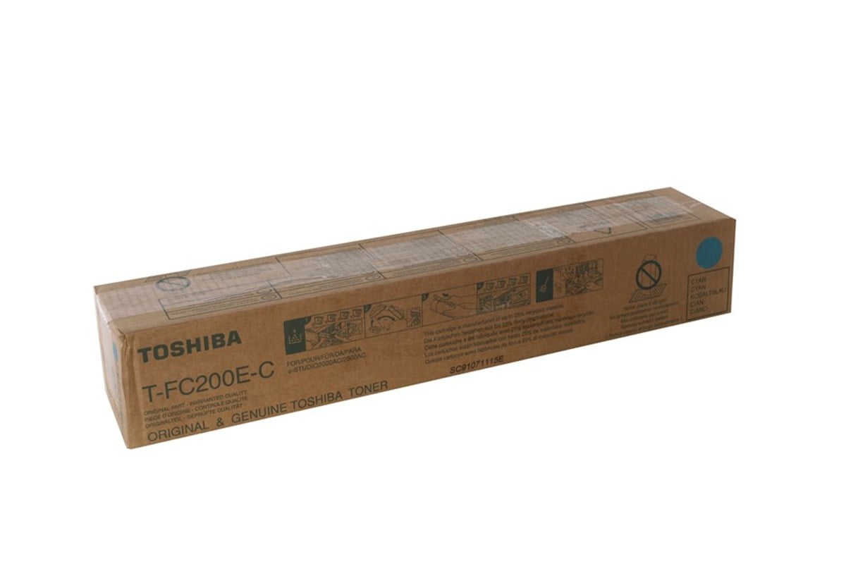 Toshiba T-FC200E-C Orjinal Mavi Toner e-Studio 2000AC-2500AC (33.600 Sayfa)