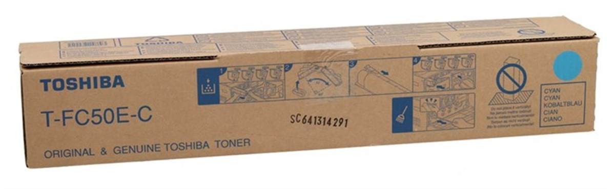 Toshiba T-FC50E-C Orjinal Mavi Toner E-Studio 2555c-3055c-3555c-5055c (33.6k)