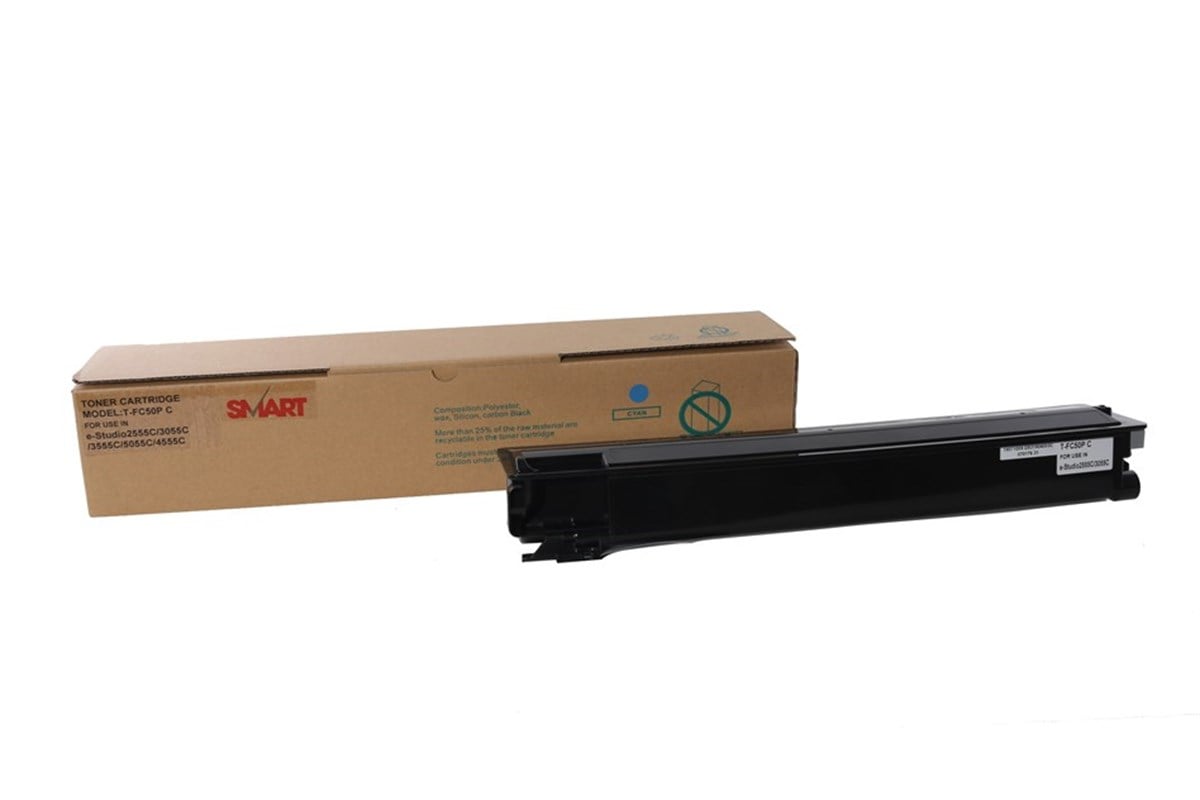 Toshiba T-FC50P-C Mavi muadil By Point  Toner E-Studio 2555c-3055c-3555c-5055c