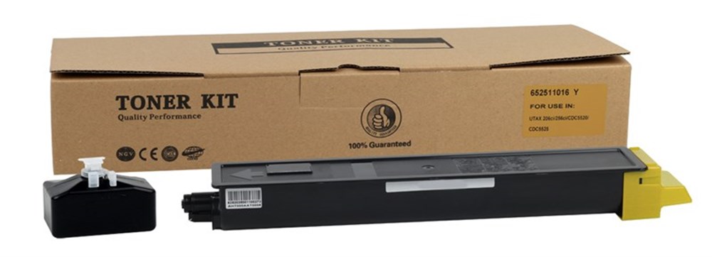 Utax CDC-5520-5525-206Cİ-256Cİ / Triumph Adler DCC-6520 muadil By Point  Sarı Toner