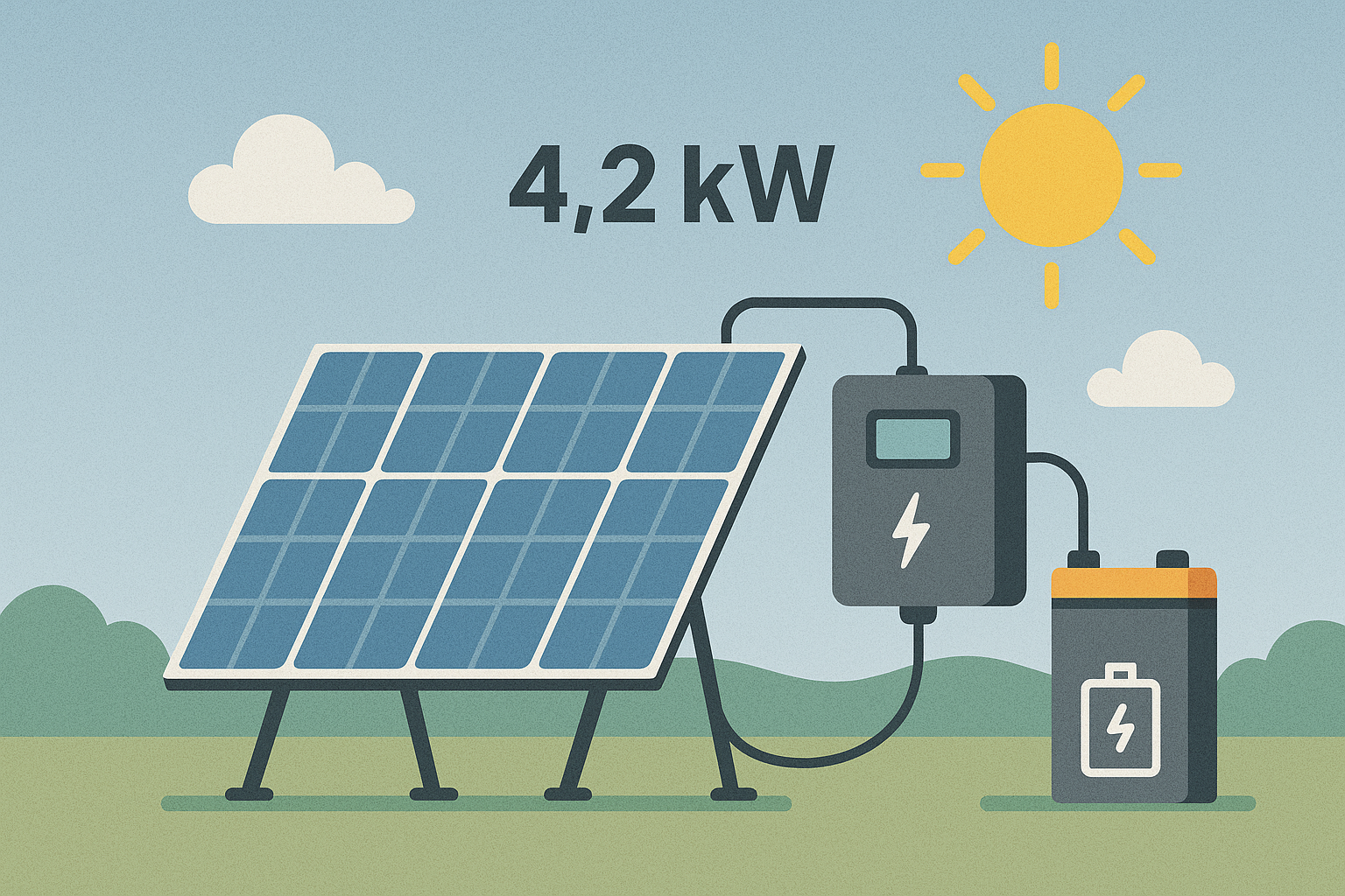 4.2 KW Güneş Enerji Sistemi
