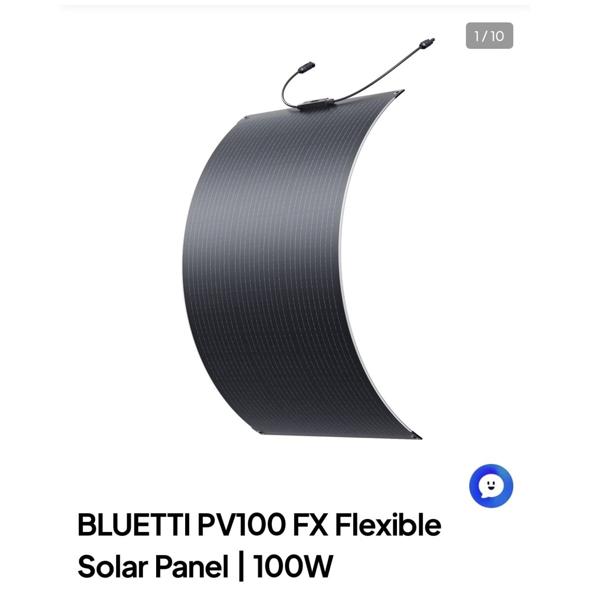 BLUETTI PV100 FX 100W esnek güneş paneli bükülebilir solar panel tasarımı