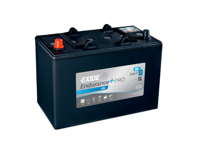 Exide Endurance+PRO JEL AKÜ 85 Ah Ağır Vasıta- Yüksek Çevrim