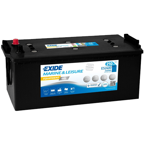 Exide ES2400 Jel Akü Marin 210Ah 2400Wh Equipment Gel 