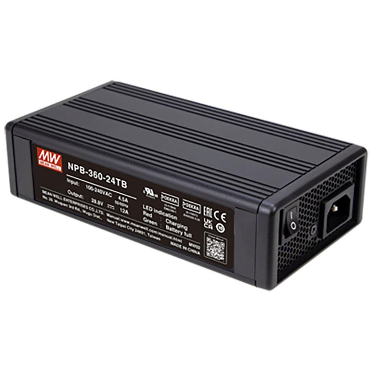 Meanwell Akü Şarj Cihazı NPB360 12V/20A