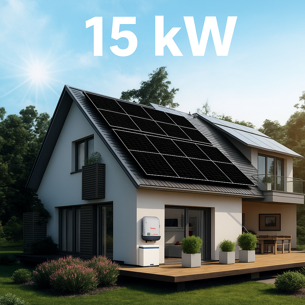 Tommatech Üç Faz 15kWe Hibrit Solar Sistem Paketi