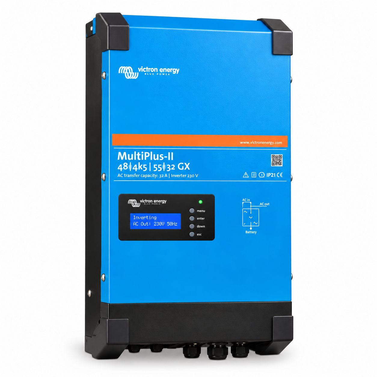 Victron Energy MultiPlus-II 48/4k5/55-32 GX 48V invertör ve akü şarj cihazı