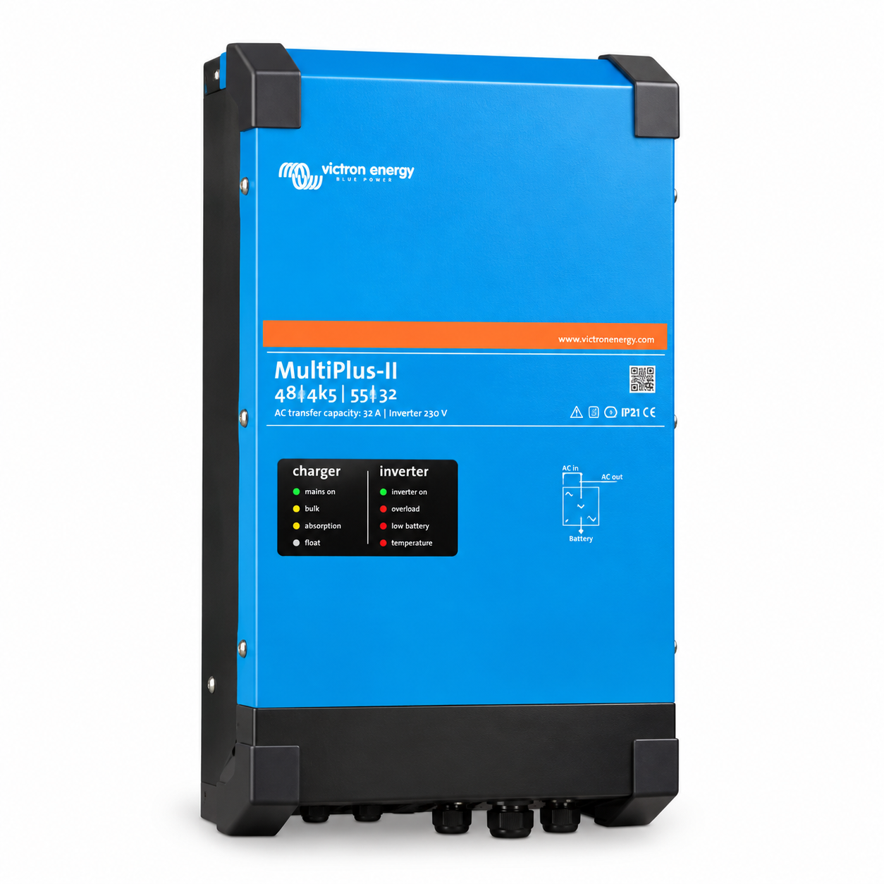 Victron Energy MultiPlus-II 48/4k5/55-32 48V invertör ve akü şarj cihazı