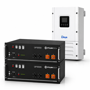 Deye 6 kW off-grid inverter ve 2 adet Pylontech UF5000 ile 10 kWh LiFePO4 enerji paketi