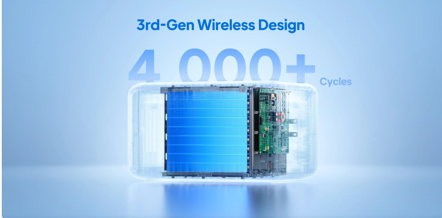 Bluetti B500K LiFePO4 hücre teknolojisi 4000+ döngü uzun ömürlü güvenli batarya sistemi