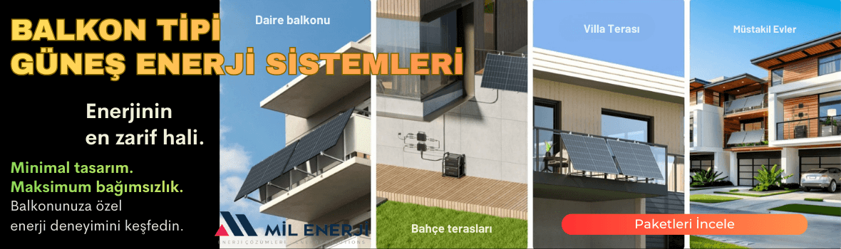 Balkon güneş enerji sistemi kurulumu – apartman balkonunda solar panel sistemi