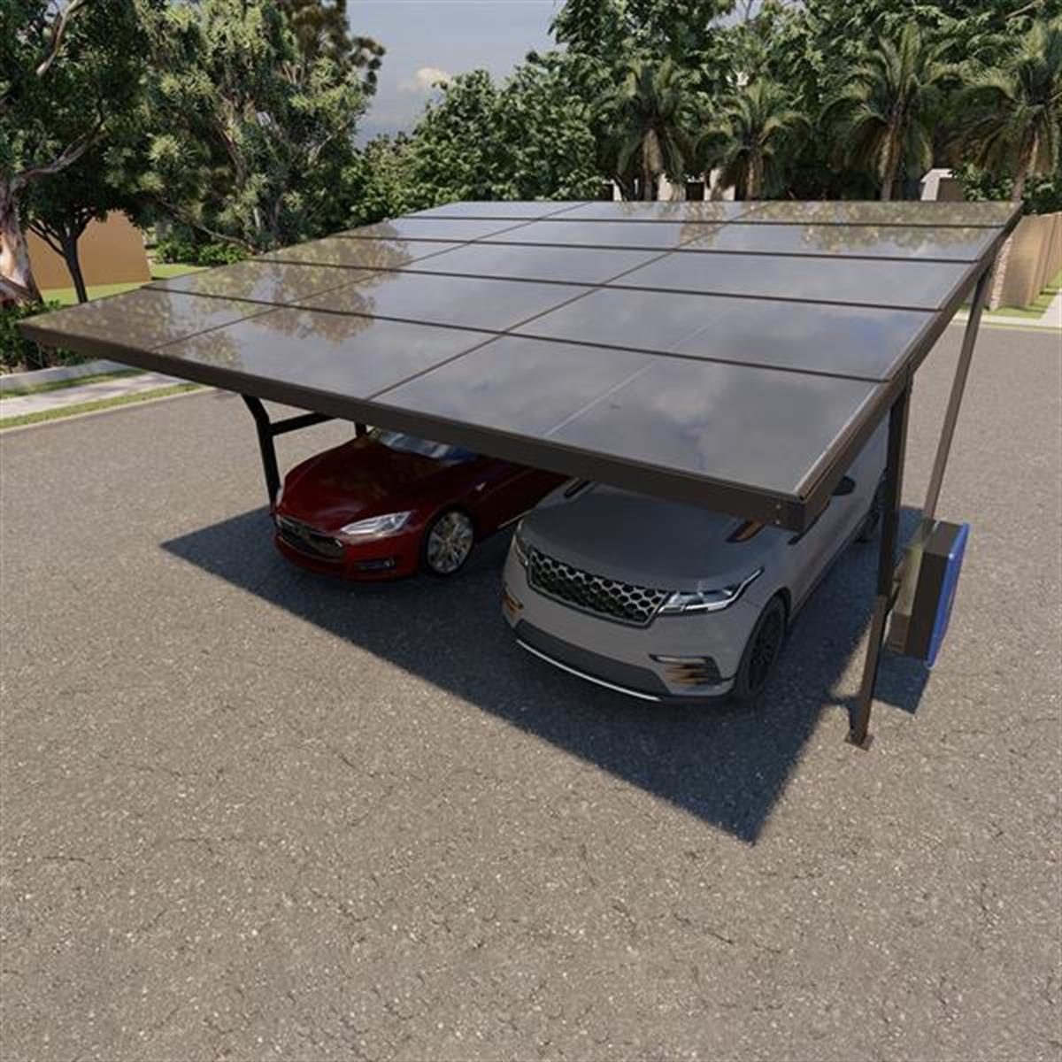 2 Araçlık Solar Otopark | Carport