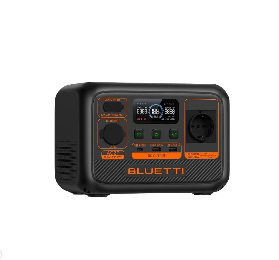 Bluetti AC2P Taşınabilir Güç Kaynağı │ 230.4Wh Kapasite - 300W İnverter Çıkışı