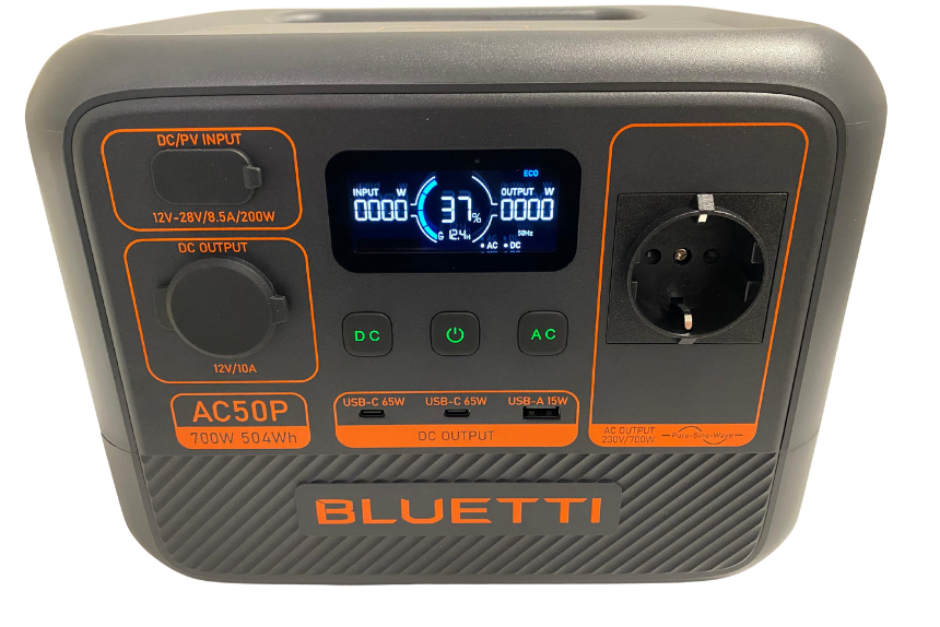 Bluetti AC50P Taşınabilir Güç Kaynağı │ 504Wh Kapasite - 700W İnverter Çıkışı