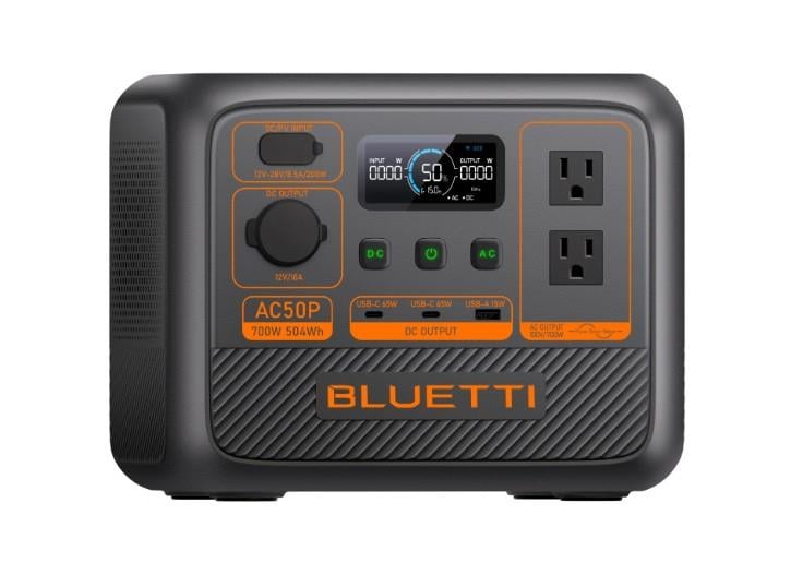 Bluetti AC50P Taşınabilir Güç Kaynağı │ 504Wh Kapasite - 700W İnverter Çıkışı