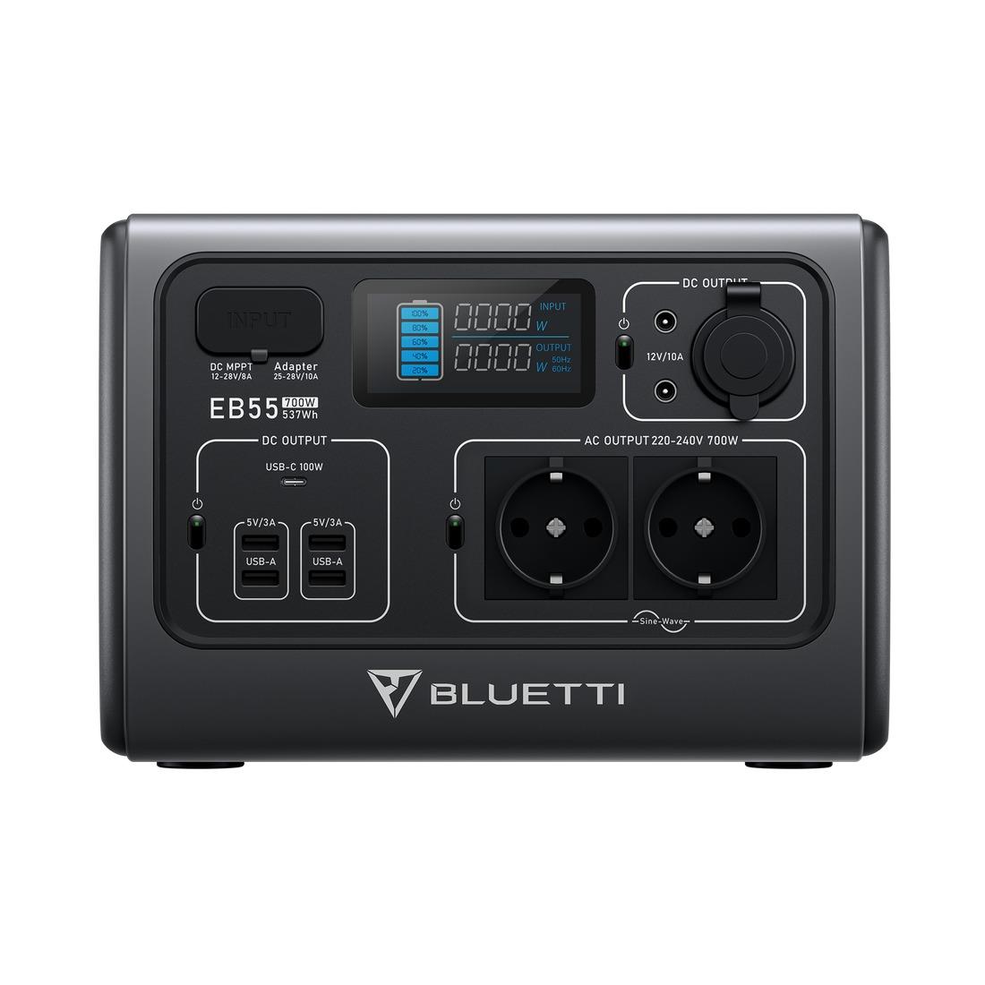 BLUETTI EB55 Taşınabilir Güç İstasyonu | 700W 537Wh