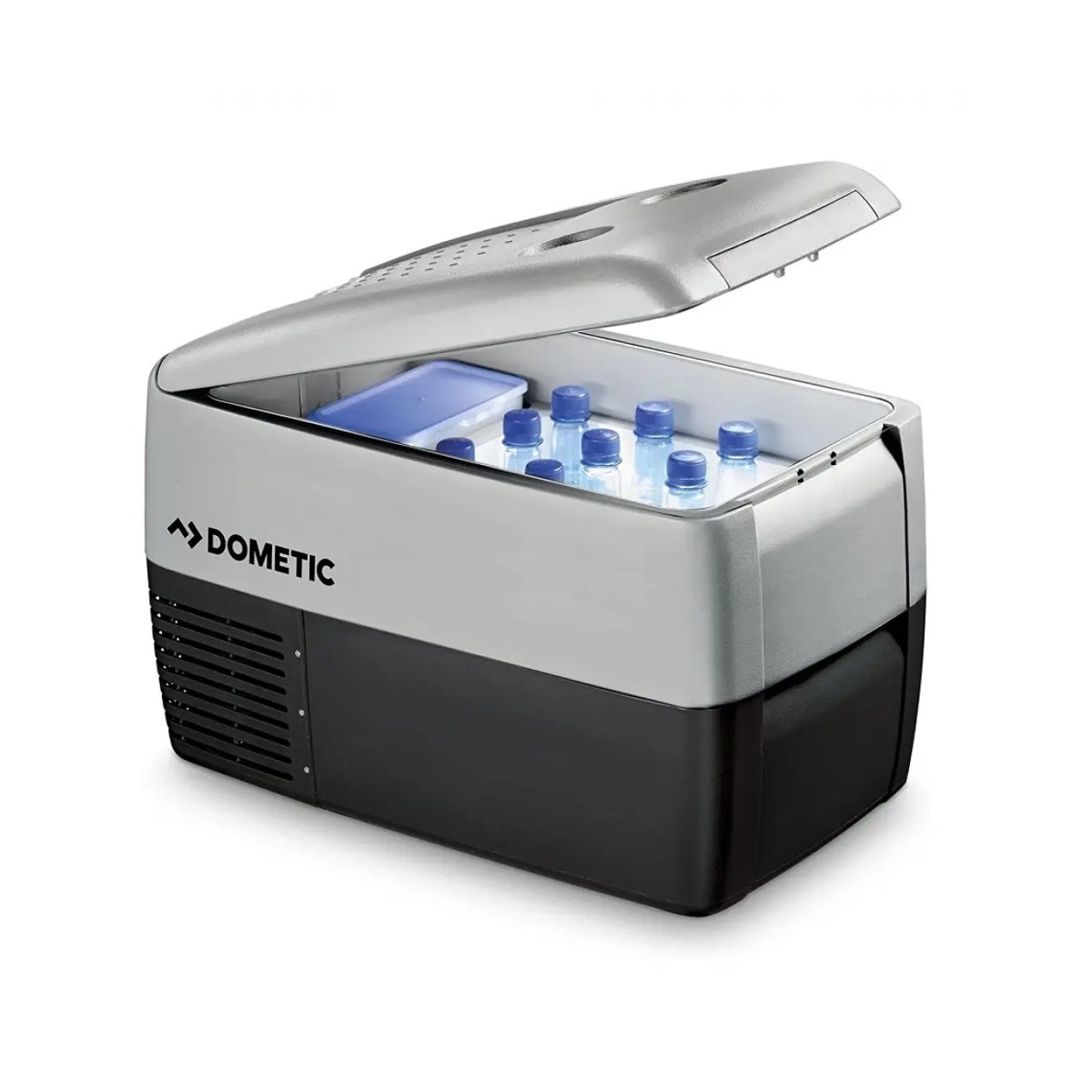 dometic cdf36 kapak açık iç hacim görünümü 31 litre taşınabilir kompresörlü oto buzdolabı