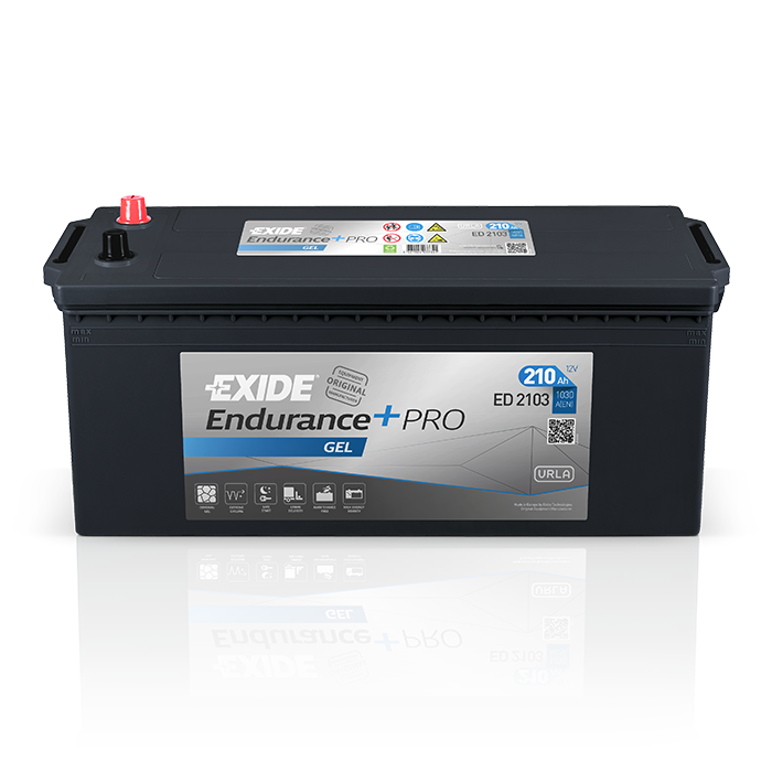 Exide Endurance+PRO JEL AKÜ 230 AhAğır Vasıta- Yüksek Çevrim