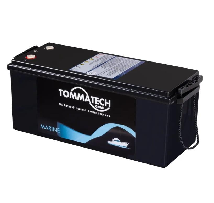 TommaTech Marine ABS Kasa 25.6V 200Ah LFP LiFePO4 batarya – marin enerji depolama