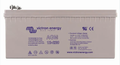 Victron Energy 12V/ 220Ah AGM Deep Cycle Battery 