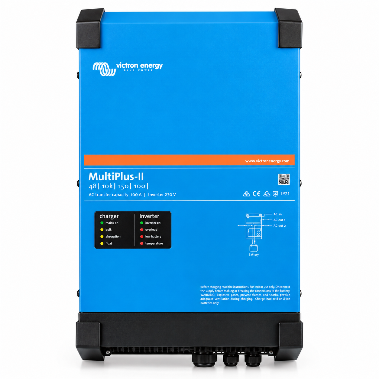 Victron Energy MultiPlus-II 48/10k/150-100 48V 10000W invertör şarj cihazı