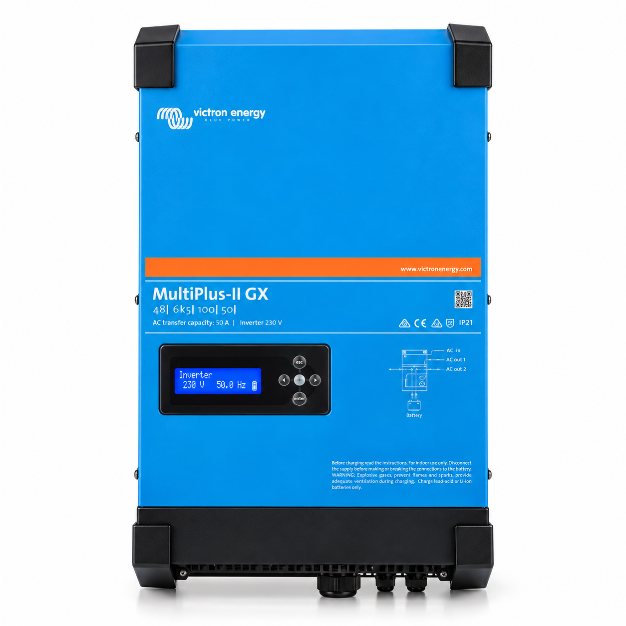 Victron Energy MultiPlus-II 48/6k5/100-50 GX invertör şarj cihazı