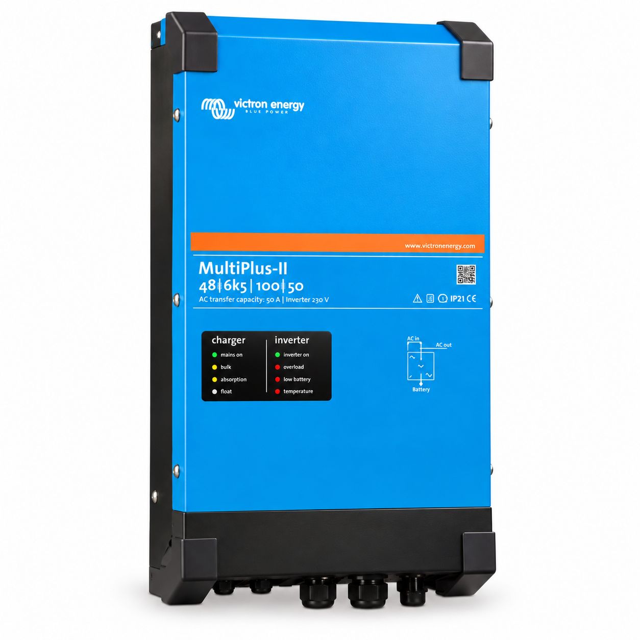 Victron Energy MultiPlus-II 48/6k5/100-50 48V invertör ve şarj cihazı