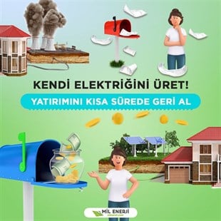 Şebeke Bağlantılı Güneş Enerji Sistemi 10 kW Kiremit ve Düz Çatı