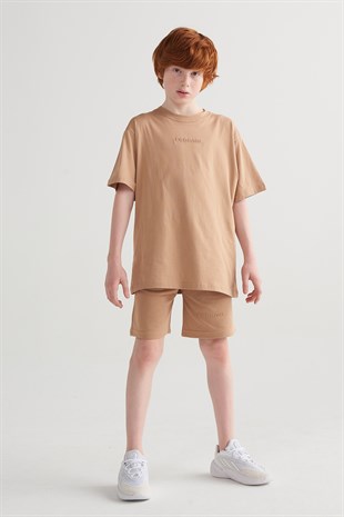 Unisex Brown Shorts