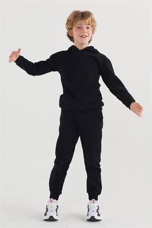 Unisex Oversize Black Sweatshirt