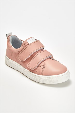Girls Powder Pink Sneakers