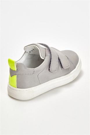Unisex Kids Grey Sneakers