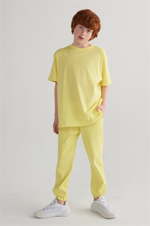 Yellow Oversize Cotton T-shirt
