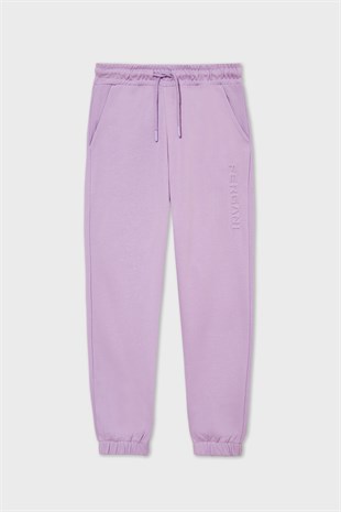 Girls Lilac Joggers