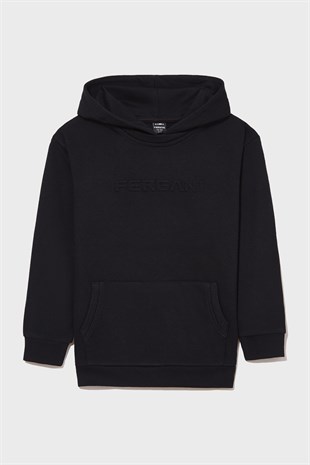 Unisex Oversize Black Sweatshirt