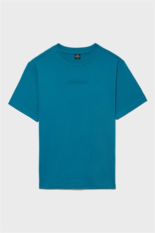 Blue Green Unisex Oversize T-shirt