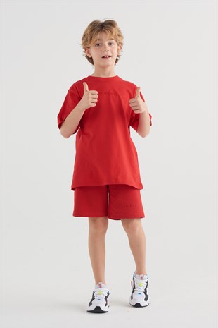 Unisex Red Shorts