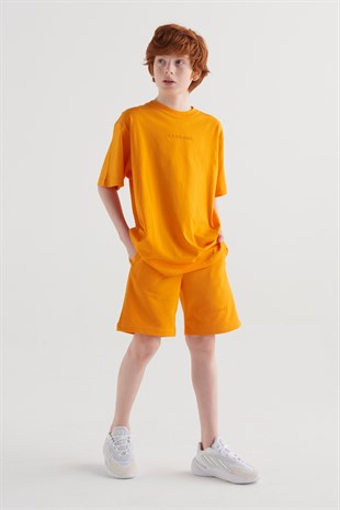 Unisex Orange Shorts
