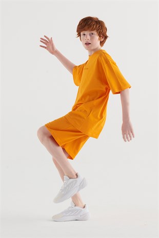 Unisex Orange Shorts