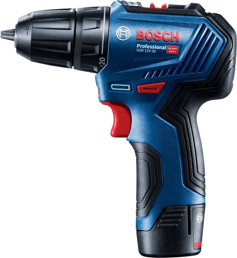 Bosch Professional GSR 12V-30 + 39Parça Vidalama Seti Akülü Delme Vidalama Makinesi