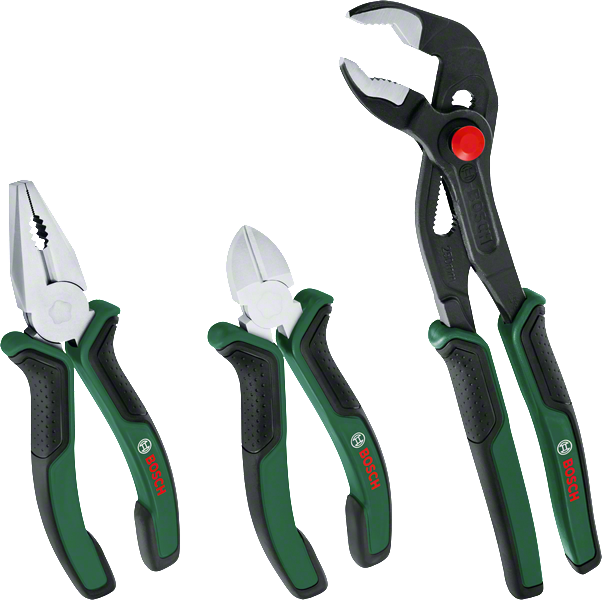 Pense Seti 3 Parça Premium (Pense, Yan Keski, Boru Anahtarı)