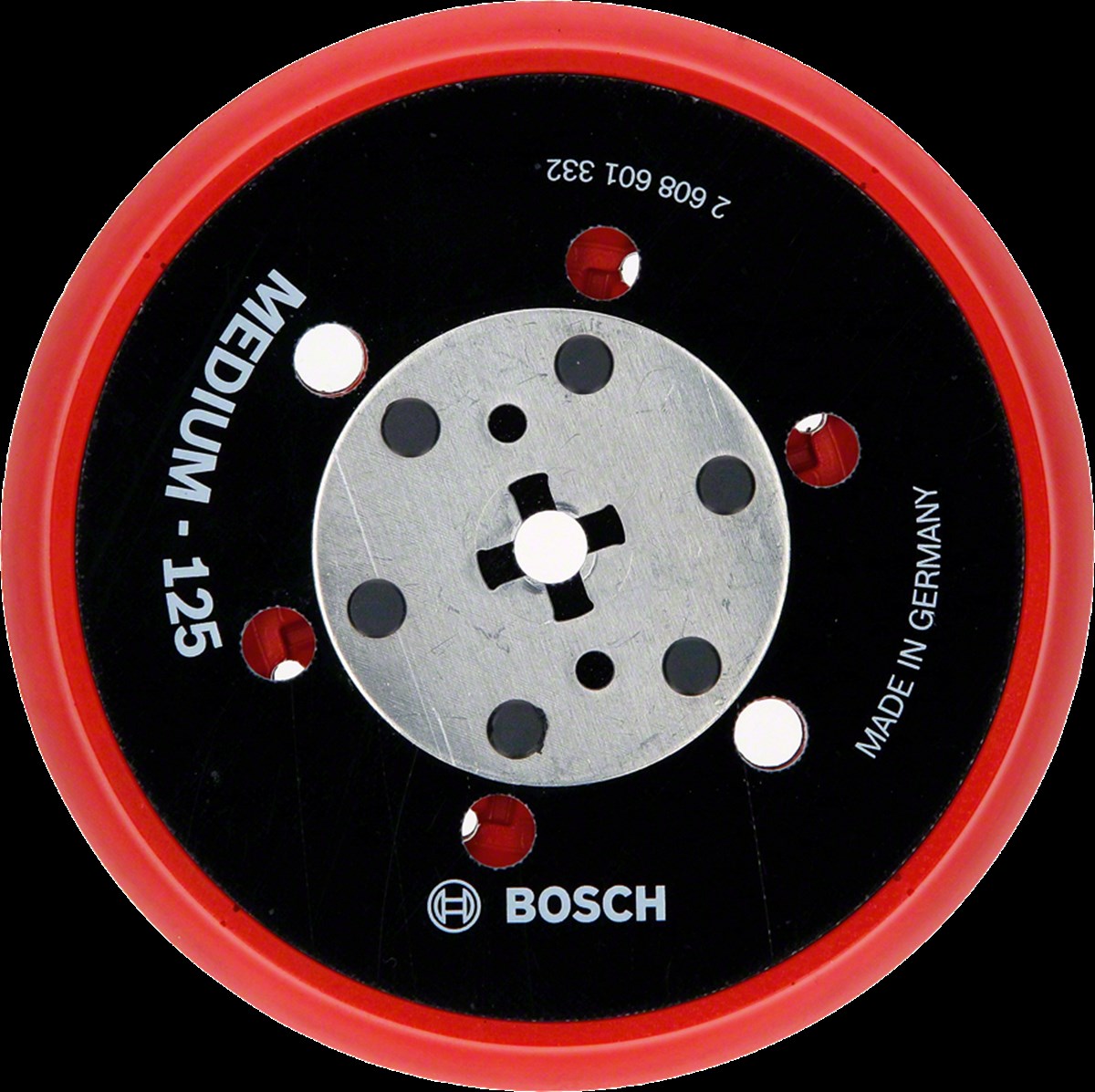 Bosch - 125 mm 5/16 Çok Delikli Zımpara Tabanı Orta