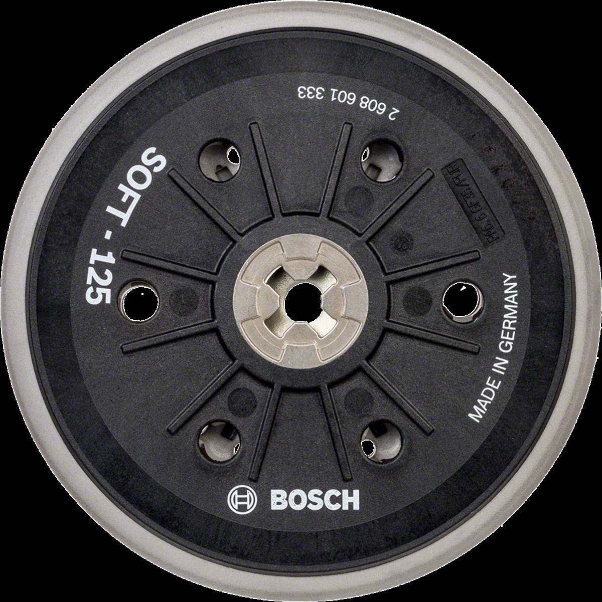 Bosch - 125 mm 5/16 Çok Delikli Zımpara Tabanı Yumuşak