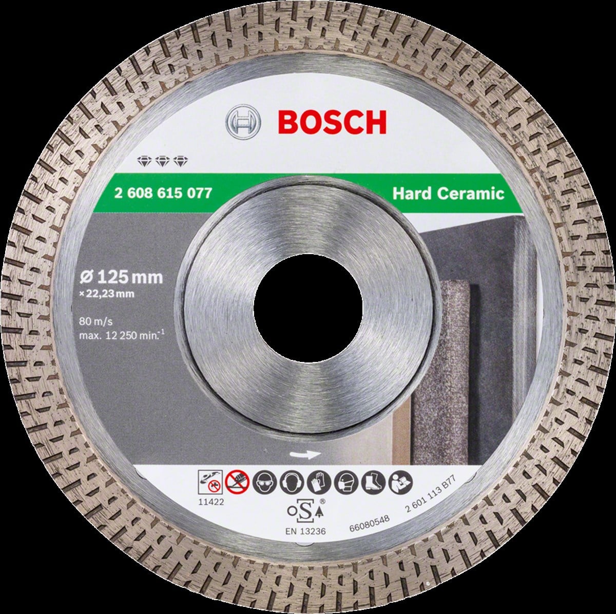 Bosch - Best Serisi Sert Seramikler İçin Elmas Kesme Diski 125 mm