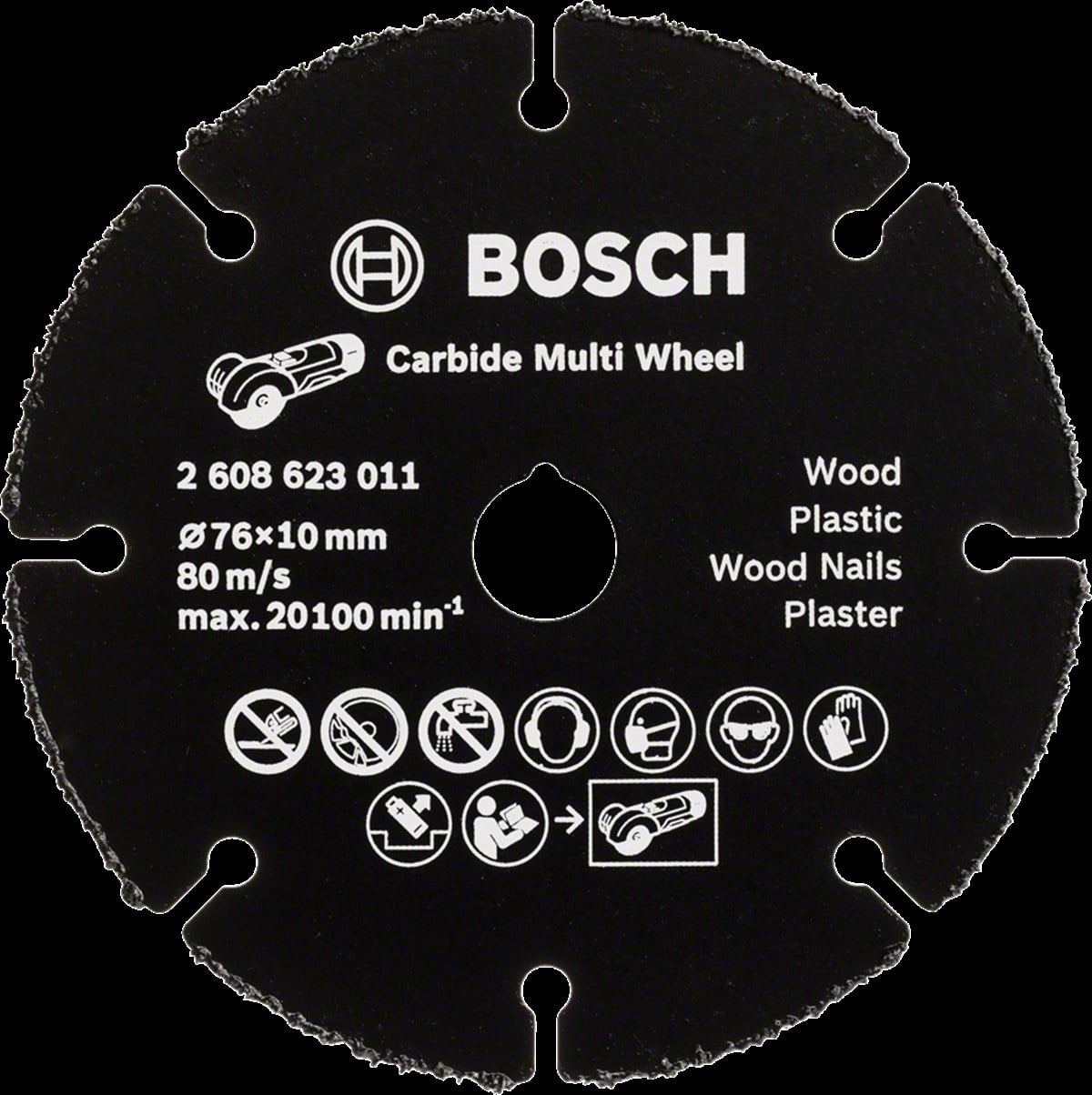 Bosch - Carbide Multi Wheel 76 mm (Çok Amaçlı Kesici)